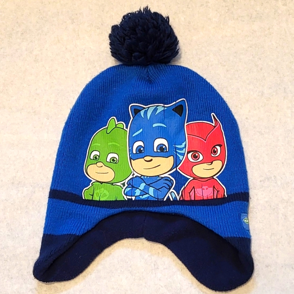 PJMASKS blue knit toque/hat